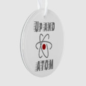 Oben und ATOM, Science Spaß Funny Ornament (Vorderseite)