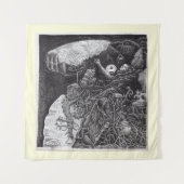 Oben und darunter von Brian Benson Wandteppich (Vorderseite)