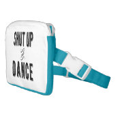 "Oben und Tanz-geschlossen" Fanny-Satz Bauchtasche (Schrägansicht)