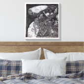 Oben und unten leinwanddruck (Insitu (Schlafzimmer))