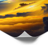 Oben und Unten Poster (Ecke)