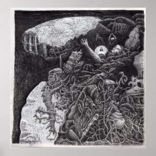 Oben und Unten, von Brian Benson Poster