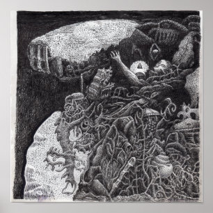 Oben und Unten, von Brian Benson Poster