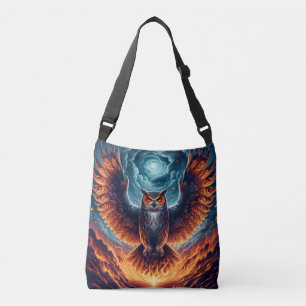 Oben und unten - Wise Owl Art Tragetaschen Mit Langen Trägern