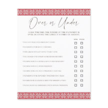 Oben und unten/wollte sie eher Baby-Duschspiele