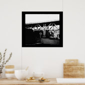 Oben und unter städtischen Industriegebieten Poster (Küche)