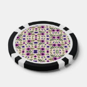 Oben- und Unterseite eines Poker-Chips Pokerchips (Einzeln)