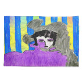 Oben zugeschlossen kissenbezug (Rückseite)