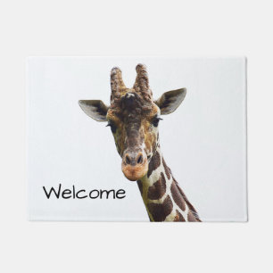 Obenliegende Giraffen-Fußmatte Fußmatte