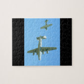 Obenliegende. _WWII B24 und T6 Flugzeuge Puzzle (Horizontal)