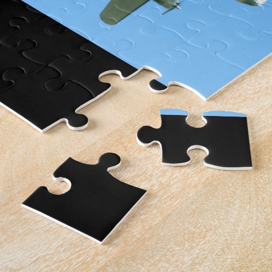 Obenliegende. _WWII B24 und T6 Flugzeuge Puzzle (Seite)