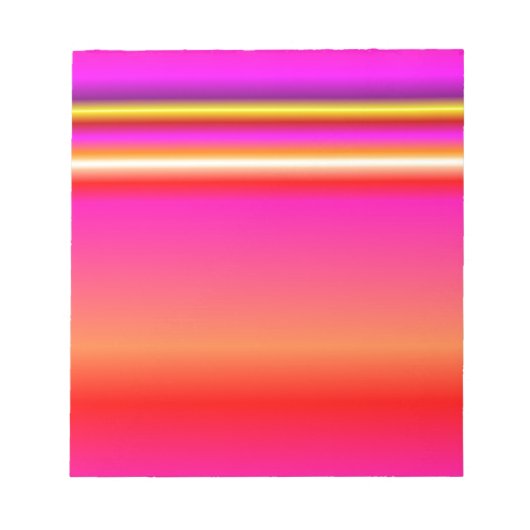 Ober am Horizont Notizblock (Vorderseite)