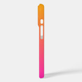 Ober-gelb und rosa Gradienten Case-Mate iPhone Hülle (Rückseite / Links)