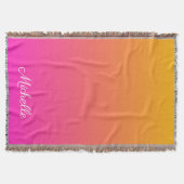 Ober-gelb und rosa Gradienten Decke (Vorderseite)