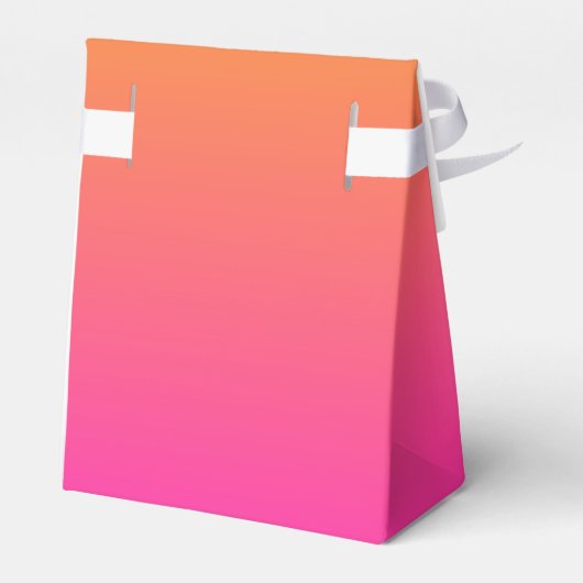 Ober-gelb und rosa Gradienten Geschenkschachtel (Rückseite)