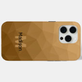 Ober-geometrisches Maschenmuster Monogramm Case-Mate iPhone Hülle (Rückseite (Horizontal))