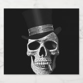 Ober-Hutschädel Bierflaschenetikett (Einzelnes Label)