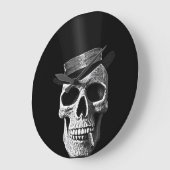 Ober-Hutschädel Große Wanduhr (Winkel)