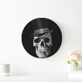 Ober-Hutschädel Große Wanduhr (Zuhause)