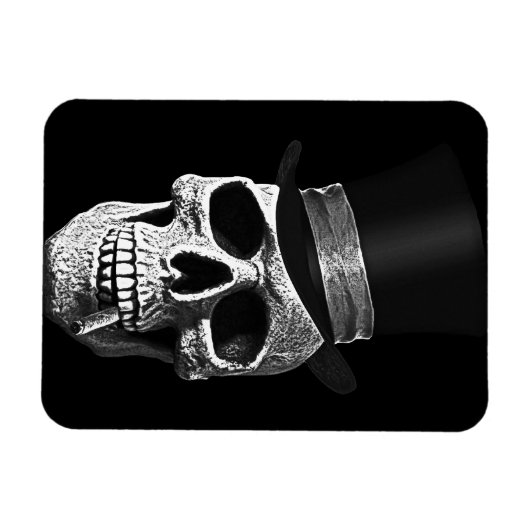 Ober-Hutschädel Magnet (Horizontal)