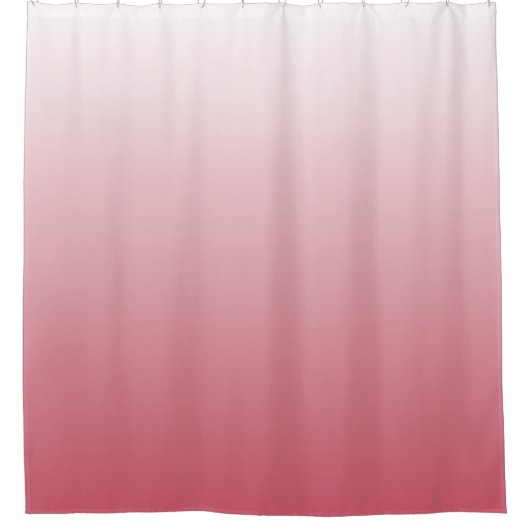 Ober-Lachs-Rosa Duschvorhang (Vorderseite)
