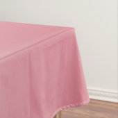 Ober-Lachs-Rosa Tischdecke (Beispiel)