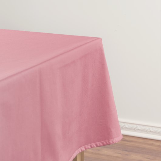 Ober-Lachs-Rosa Tischdecke (Beispiel)