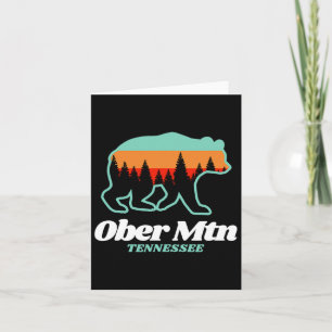 Ober Mountain Tennessee Skifahren Snowboarden Bäre Karte