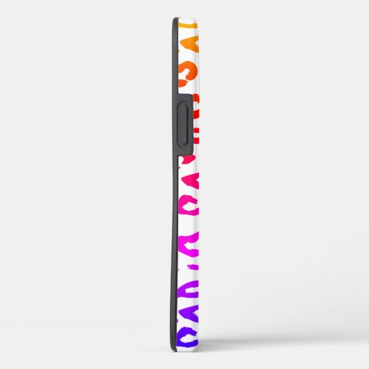 Ober-Ober-Farbverlaufsmuster Case-Mate iPhone Hülle (Rückseite / Rechts)