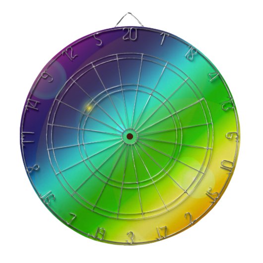 Ober-Regenbogen Dartscheibe (vorne)