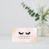 Ober-Rosa-Glitzer-Pinselstriche Visitenkarte (Stehend Vorderseite)