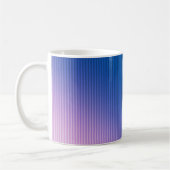 Ober, rosa Gradienten Kaffeetasse (Links)