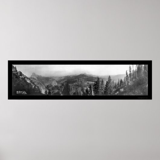 Ober-Yosemite CA Foto 1911 Poster (Vorne)