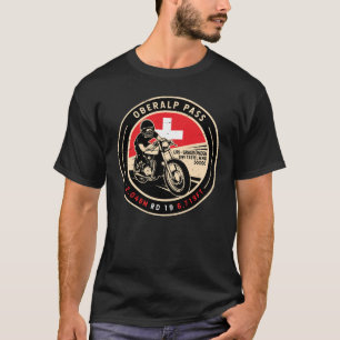 Oberalp Pass   Schweiz   Motorrad T-Shirt