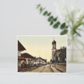 Oberammergau, allgemeine Sicht, Oberbayern, Deutsc Postkarte (Stehend Vorderseite)