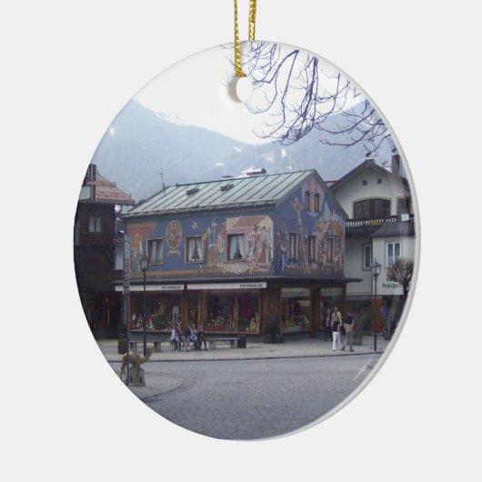 Oberammergau Österreich Keramikornament (Links)