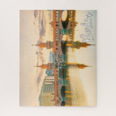 Oberbaum Bridge, Berlin, Deutschland Puzzle (Vertikal)