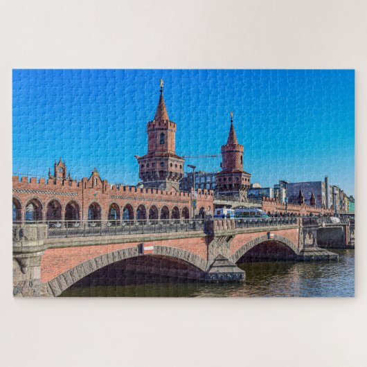 Oberbaumbrucke Bridge Deutschland Puzzle (Horizontal)