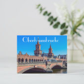 Oberbaumbrücke Deutschland Postkarte (Stehend Vorderseite)