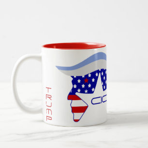 Oberbefehlshaber der Trump-Tasse 2024 Zweifarbige Tasse