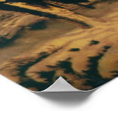 Oberdruckdruck Tall Mountain Poster (Ecke)