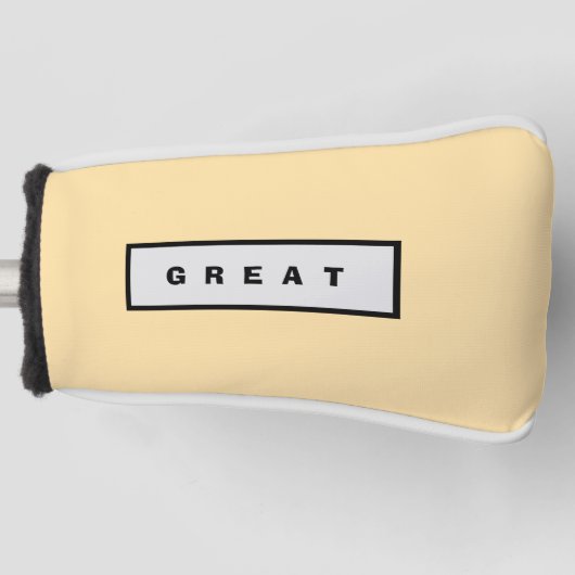 Obere Abdeckung für Golf Equipment Golf Headcover (Vorderseite)