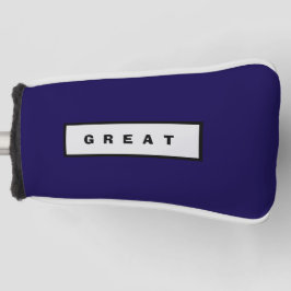 Obere Abdeckung für Golf Equipment Golf Headcover