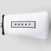 Obere Abdeckung für Golf Equipment Headcover (Vorderseite)