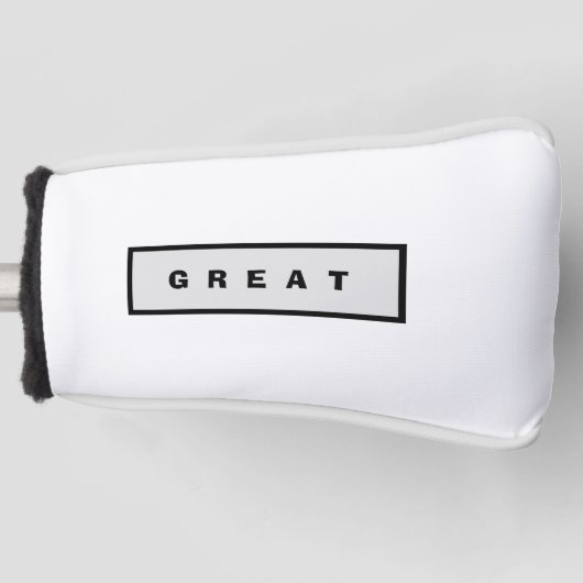 Obere Abdeckung für Golf Equipment Headcover (Vorderseite)