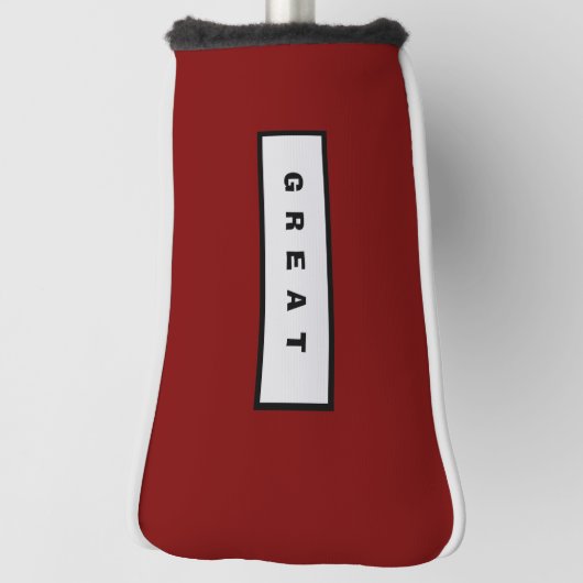 Obere Abdeckung für Golf Equipment Headcover (Rotieren 90)