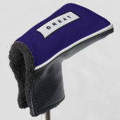 Obere Abdeckung für Golf Equipment Headcover (3/4 Vorderseite)