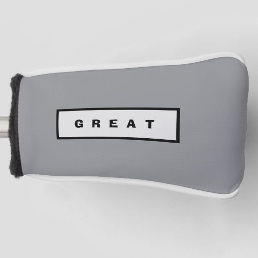 Obere Abdeckung für Golf Equipment Headcover (Vorderseite)