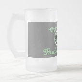 Obere Anhänger-Abfall-Tasse Mattglas Bierglas (Links)