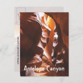 Obere Antelope Canyon, Slot Canyon Postcard Postkarte (Vorne/Hinten)